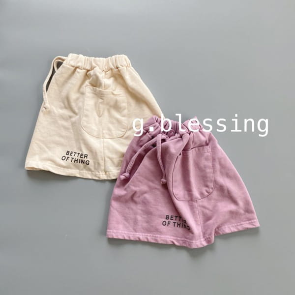 G BLESSING - Korean Children Fashion - #Kfashion4kids - Barrel Cargo Skirt - 9