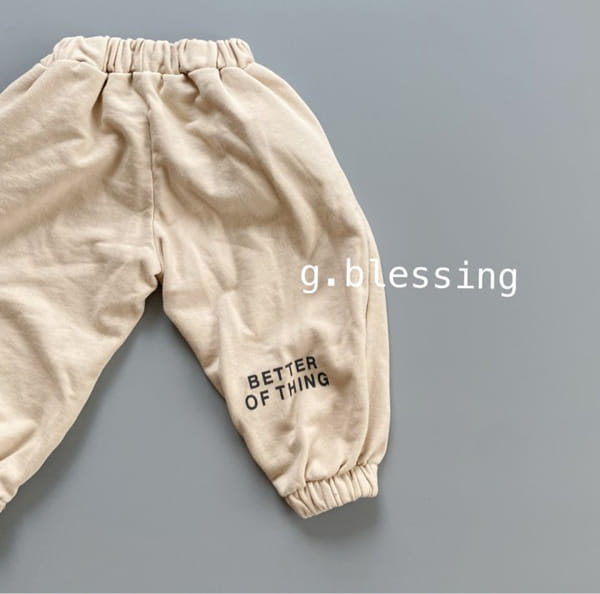 G BLESSING - Korean Children Fashion - #Kfashion4kids - Barrel Jogger Slacks - 2