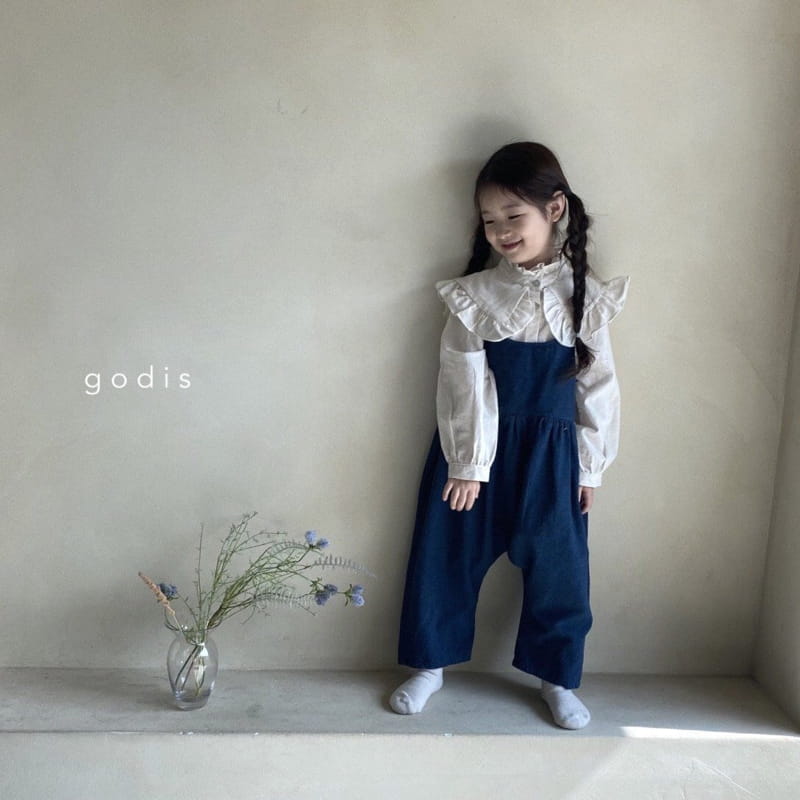 GODIS - Korean Children Fashion - #Kfashion4kids - Indigo Overalls - 10