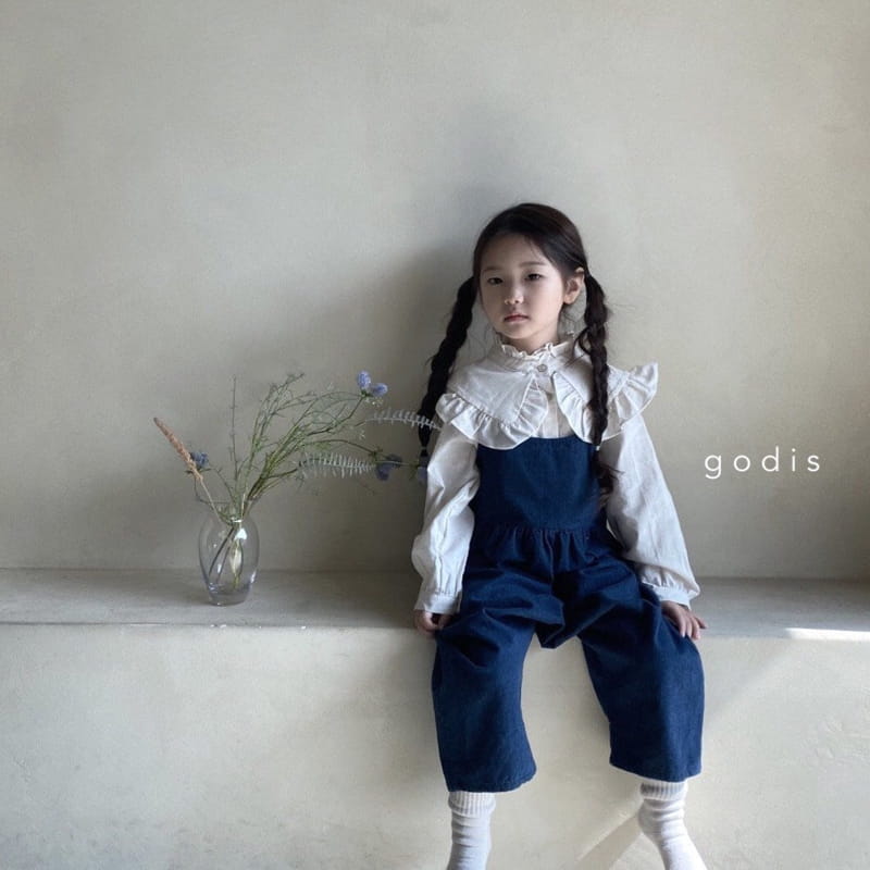 GODIS - Korean Children Fashion - #Kfashion4kids - Indigo Overalls - 11