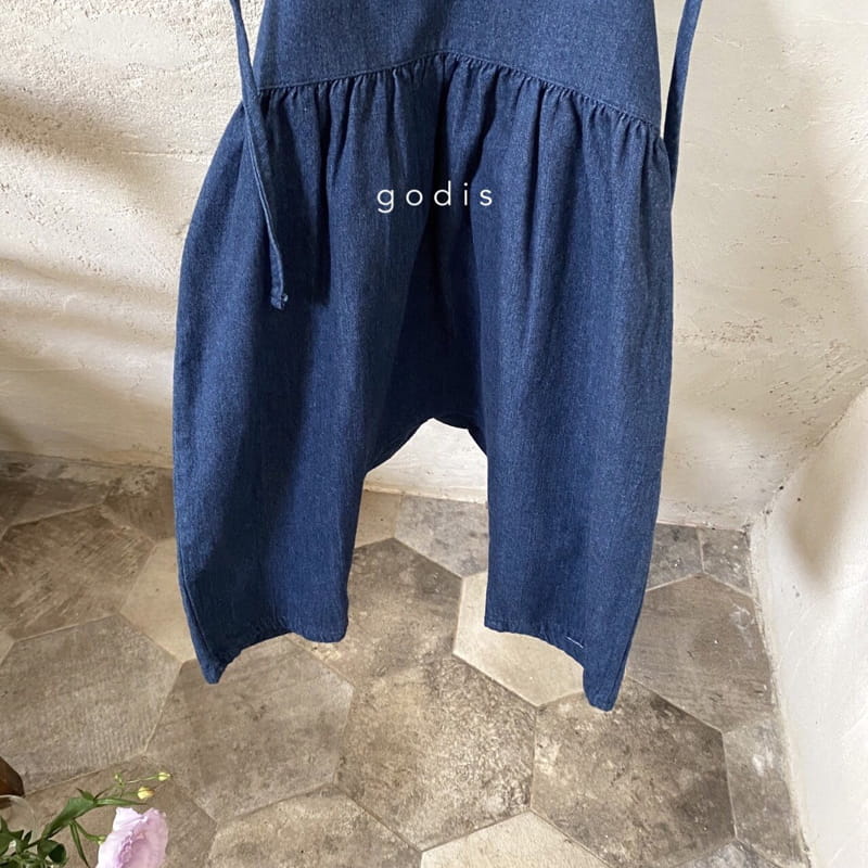 GODIS - Korean Children Fashion - #Kfashion4kids - Indigo Overalls - 2