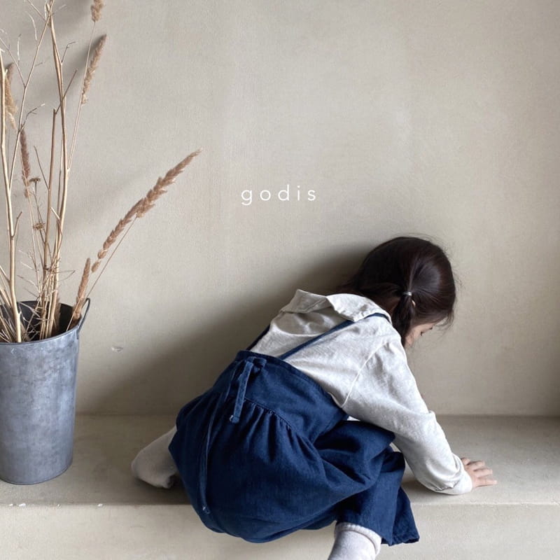 GODIS - Korean Children Fashion - #Kfashion4kids - Indigo Overalls - 4