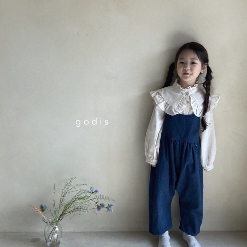 GODIS - Korean Children Fashion - #Kfashion4kids - Indigo Overalls - 5
