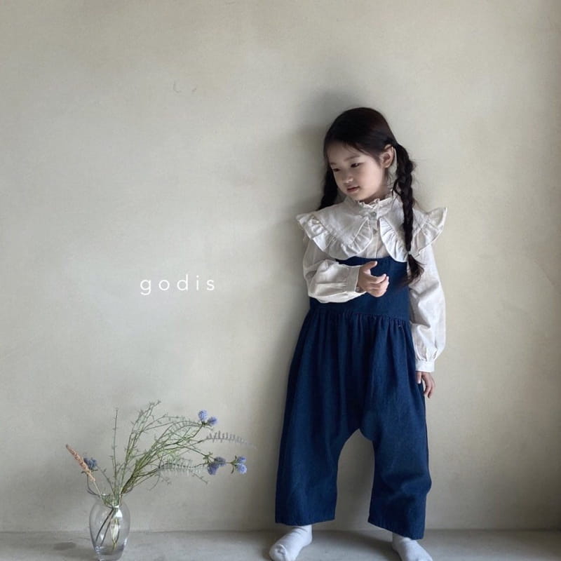 GODIS - Korean Children Fashion - #Kfashion4kids - Indigo Overalls - 6