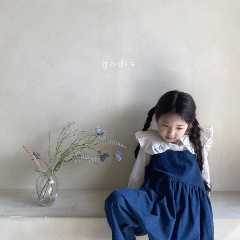 GODIS - Korean Children Fashion - #Kfashion4kids - Indigo Overalls - 7