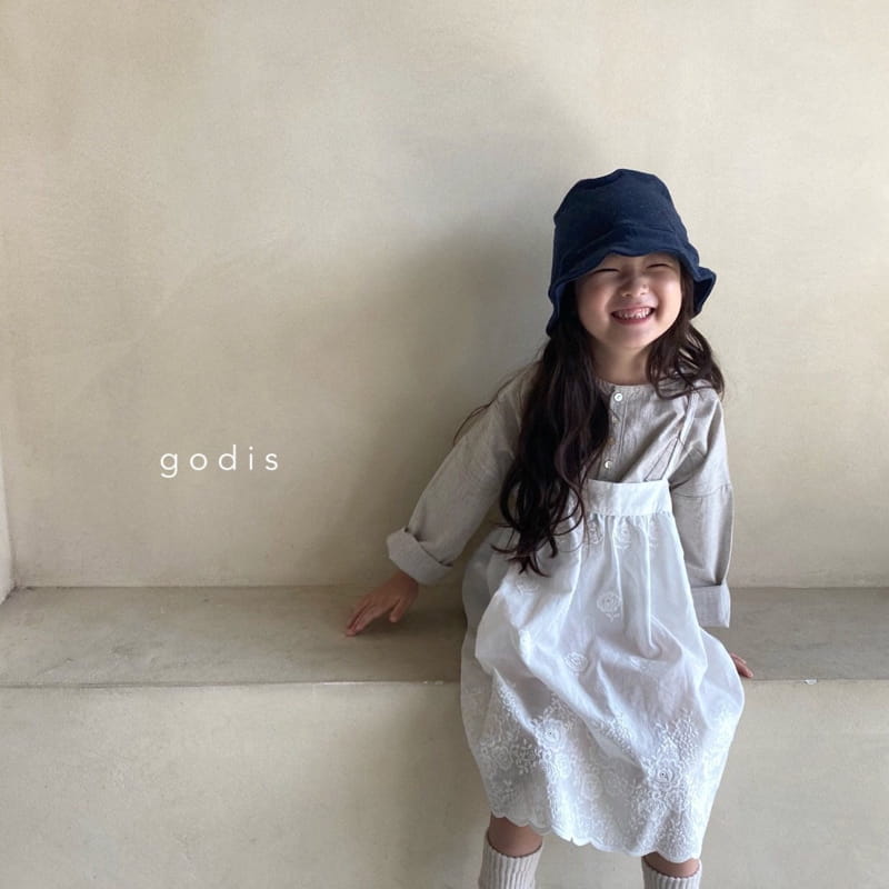 GODIS - Korean Children Fashion - #Kfashion4kids - Emboridery One-piece - 3