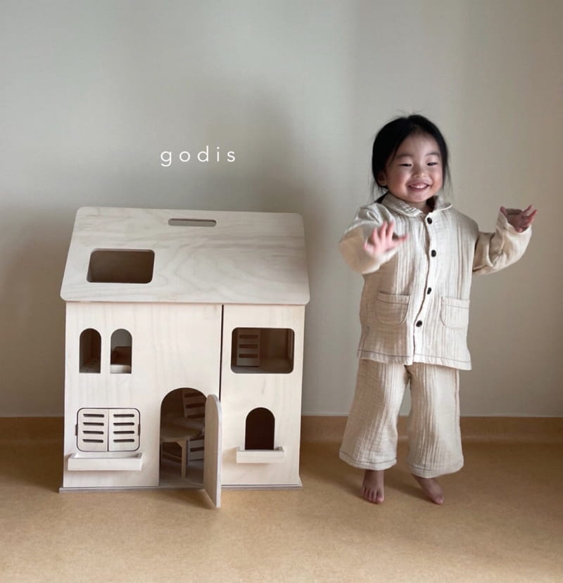 GODIS - Korean Children Fashion - #Kfashion4kids - Ecru Pajama
