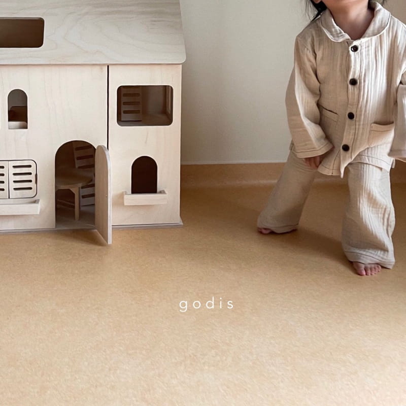 GODIS - Korean Children Fashion - #Kfashion4kids - Ecru Pajama - 3