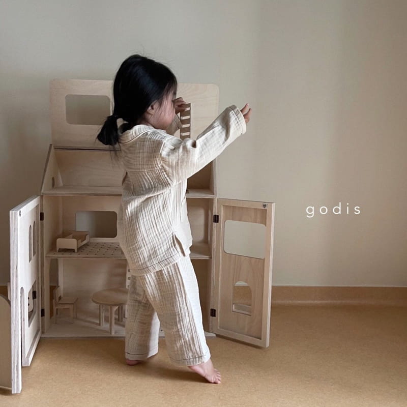 GODIS - Korean Children Fashion - #Kfashion4kids - Ecru Pajama - 6