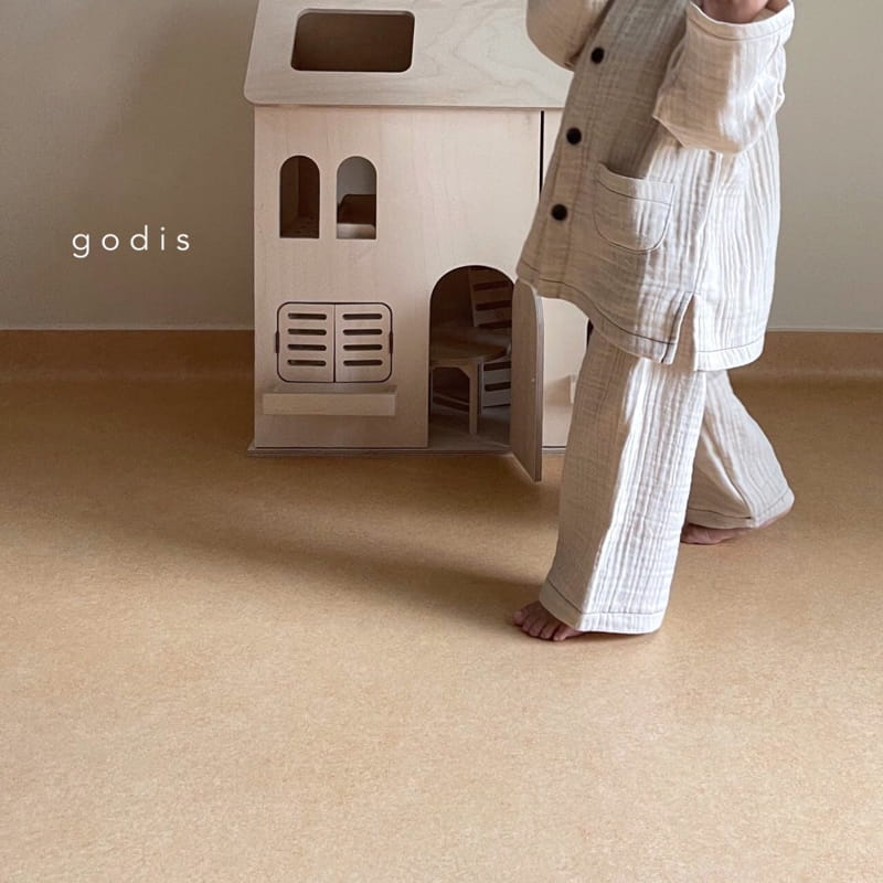 GODIS - Korean Children Fashion - #Kfashion4kids - Ecru Pajama - 7