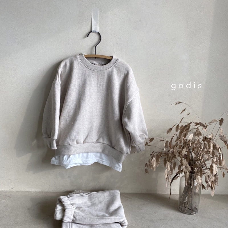 GODIS - Korean Children Fashion - #Kfashion4kids - Simple Layered Sweatshirt