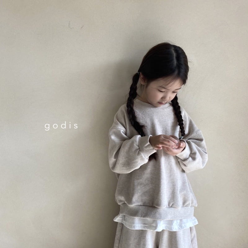 GODIS - Korean Children Fashion - #Kfashion4kids - Simple Layered Sweatshirt - 6