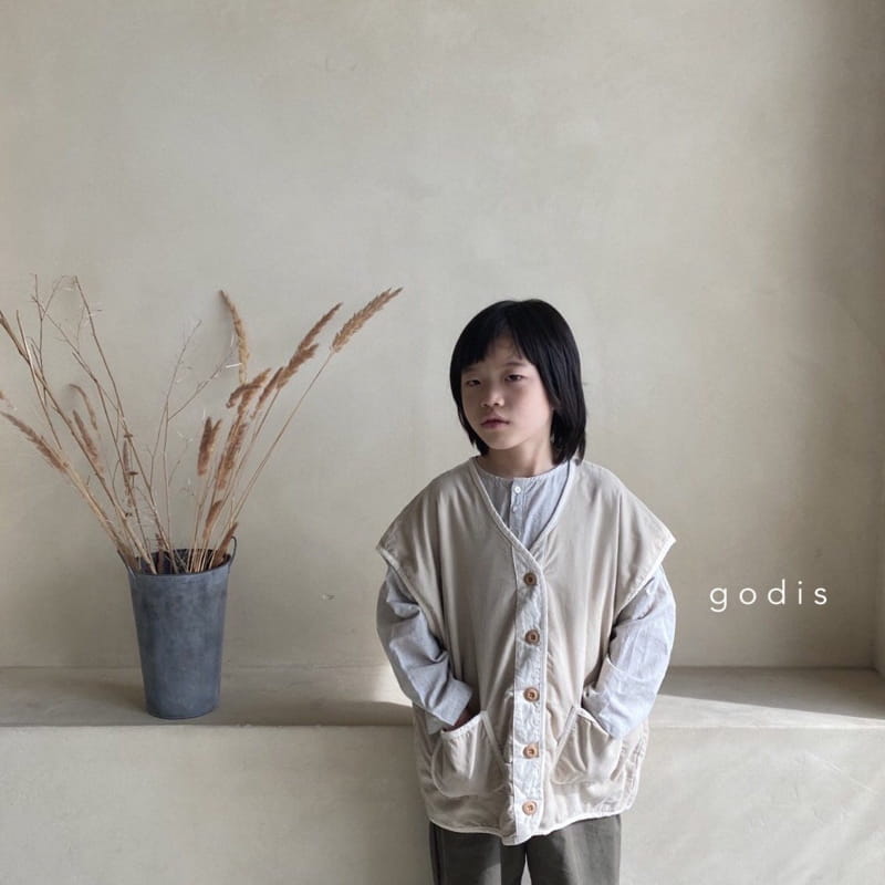 GODIS - Korean Children Fashion - #Kfashion4kids - Corduroy Vest - 10