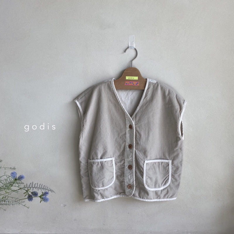 GODIS - Korean Children Fashion - #Kfashion4kids - Corduroy Vest - 12