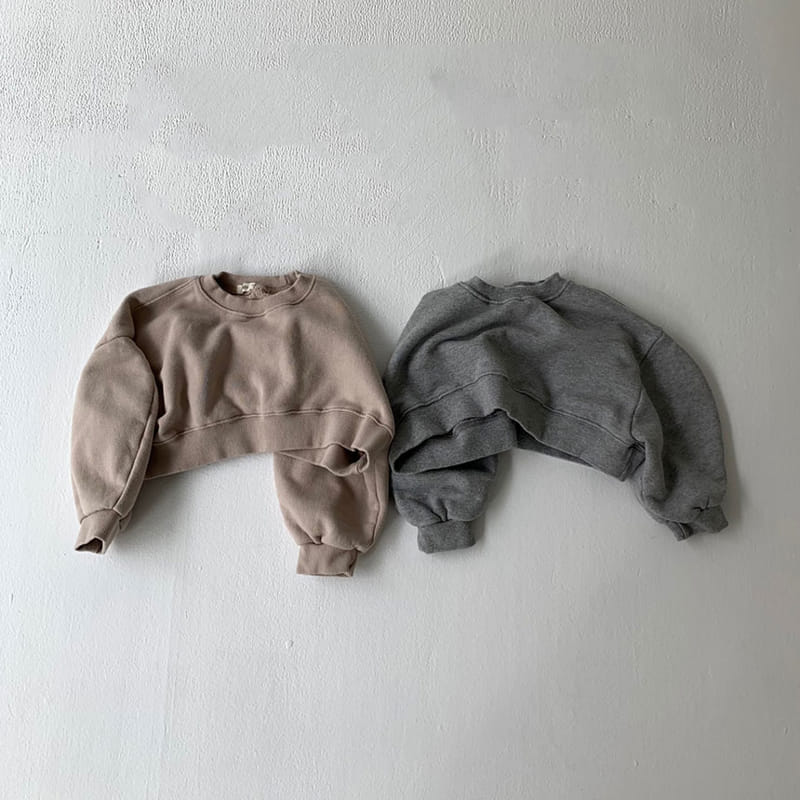 GO;U - Korean Children Fashion - #Kfashion4kids - Ura Short Sweatshirt - 3