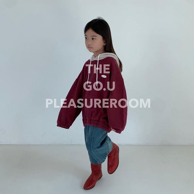 GO;U - Korean Children Fashion - #Kfashion4kids - Hooding Sweatshirt - 4