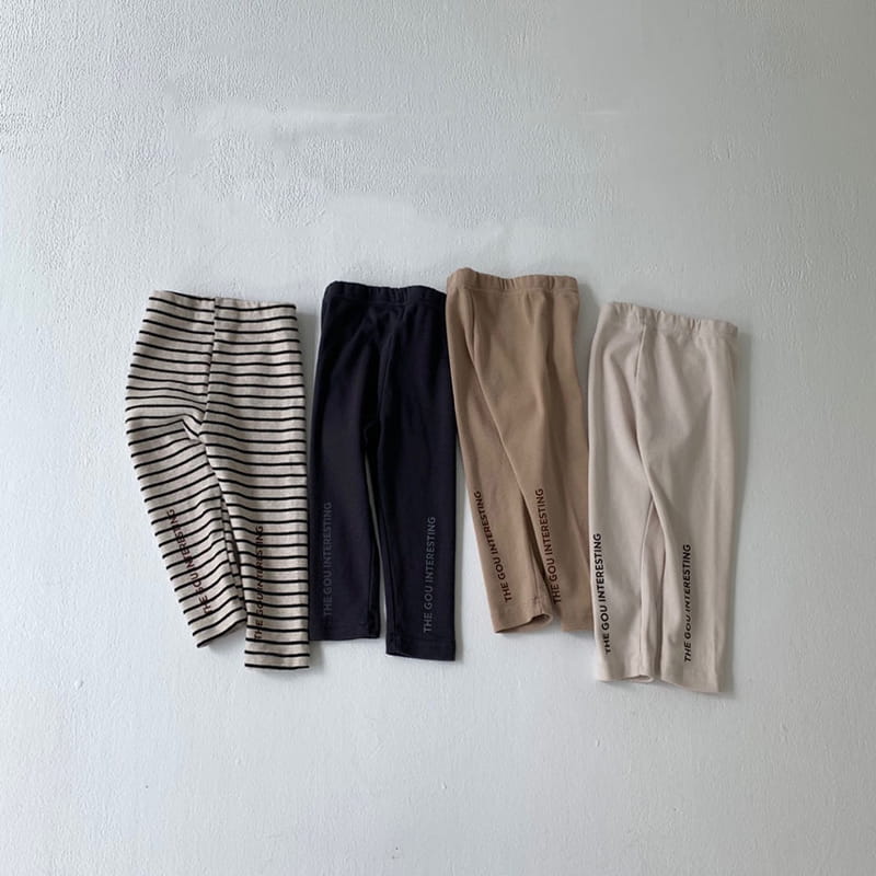 GO;U - Korean Children Fashion - #Kfashion4kids - Point Leggings