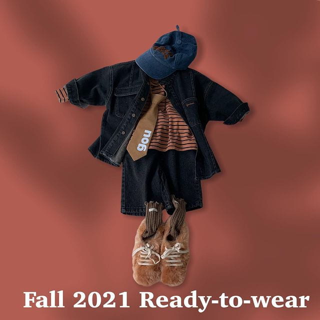 GO;U - Korean Children Fashion - #Kfashion4kids - Pigment Stripes Tee - 6