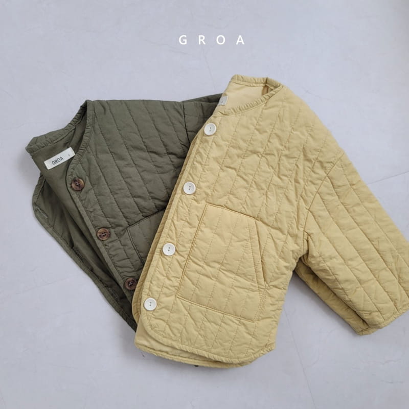 GROA - Korean Children Fashion - #Kfashion4kids - Roa Quilting Jacket