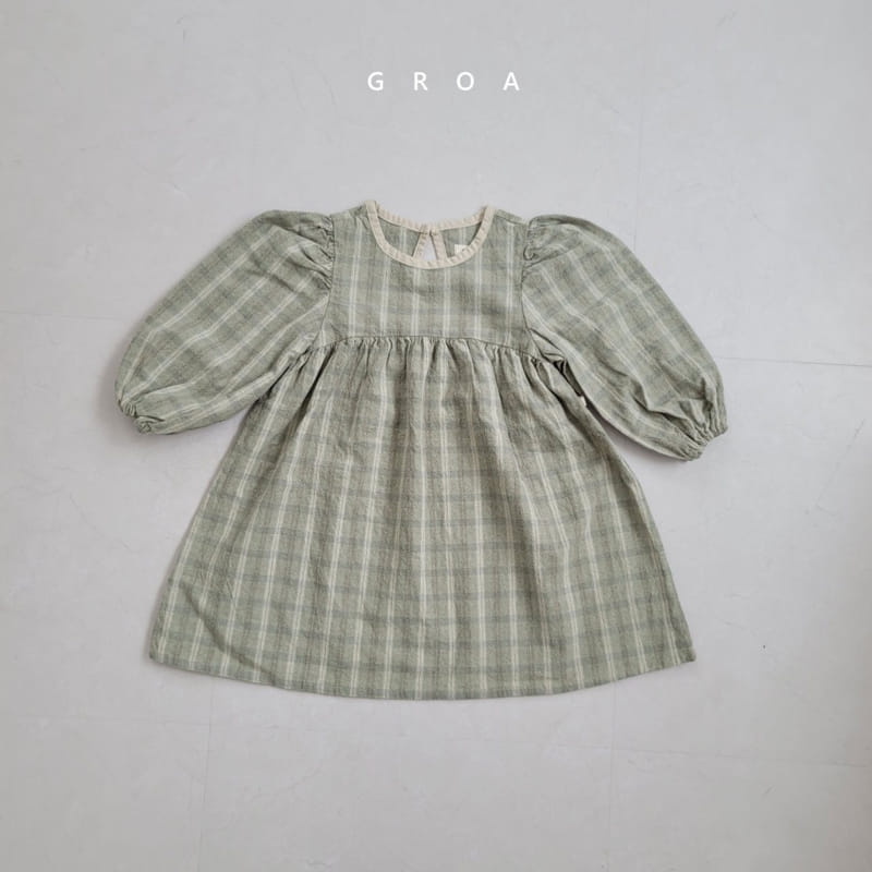 GROA - Korean Children Fashion - #Kfashion4kids - Retro One-piece