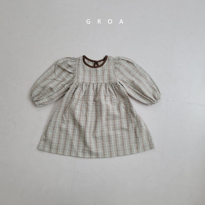 GROA - Korean Children Fashion - #Kfashion4kids - Retro One-piece - 2