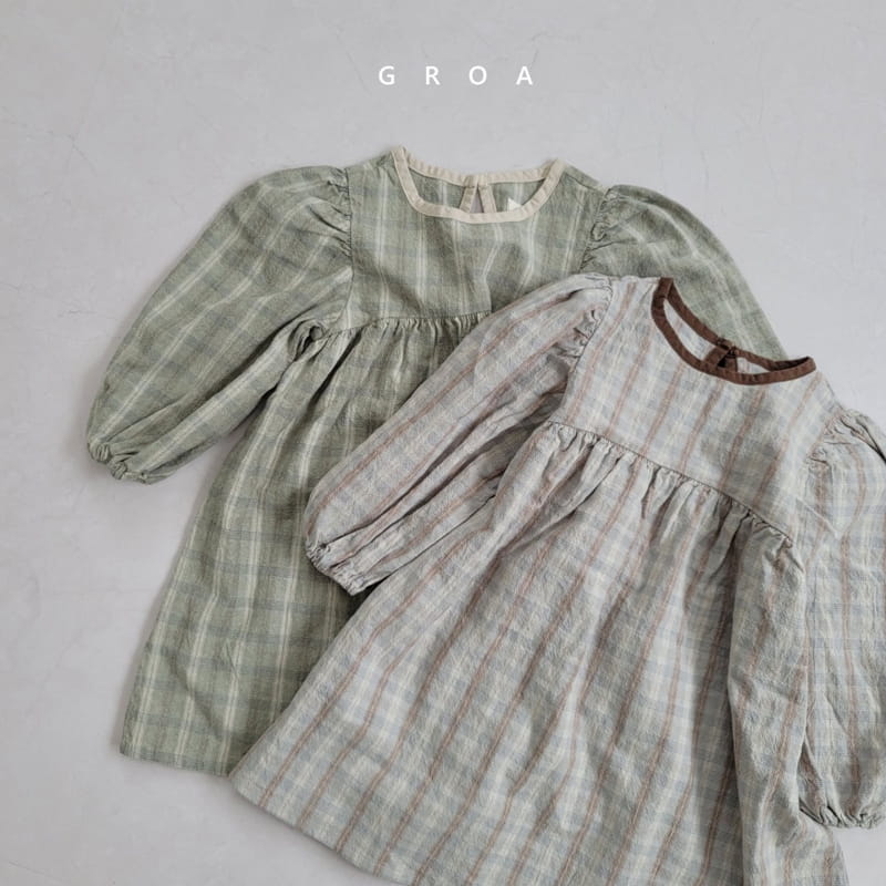 GROA - Korean Children Fashion - #Kfashion4kids - Retro One-piece - 4