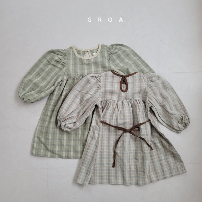 GROA - Korean Children Fashion - #Kfashion4kids - Retro One-piece - 5