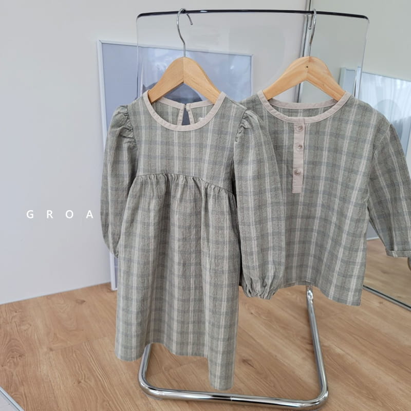 GROA - Korean Children Fashion - #Kfashion4kids - Retro One-piece - 7