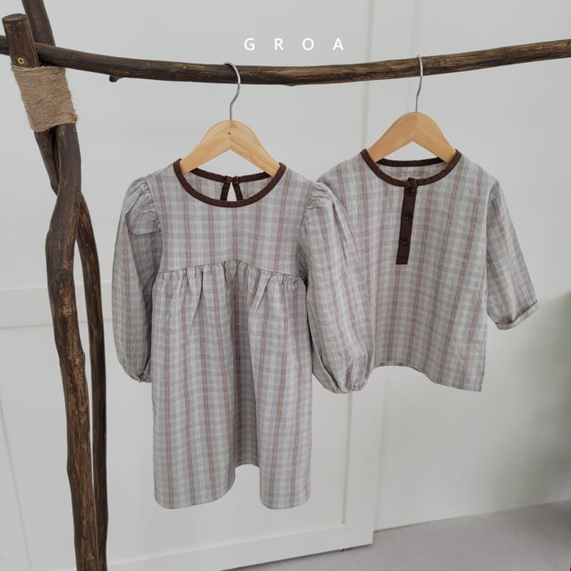 GROA - Korean Children Fashion - #Kfashion4kids - Retro One-piece - 9