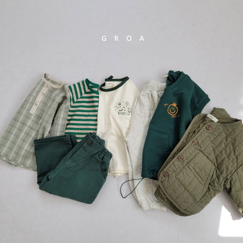GROA - Korean Children Fashion - #Kfashion4kids - Peach Span Pants - 7