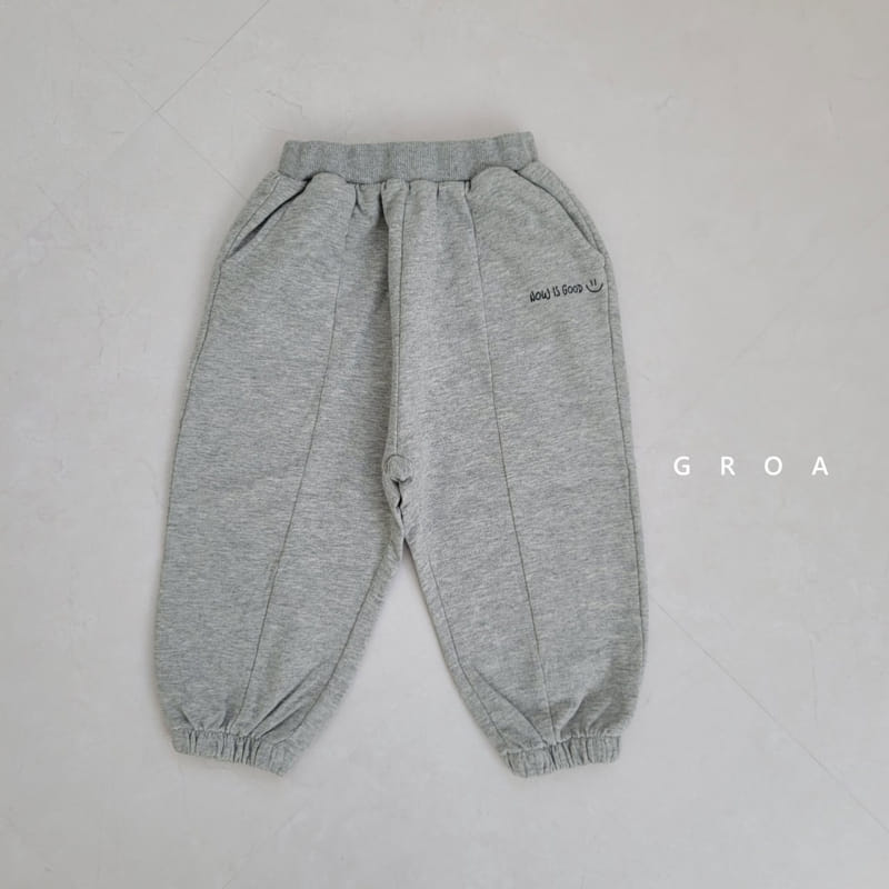 GROA - Korean Children Fashion - #Kfashion4kids - Slit Jogger Pants