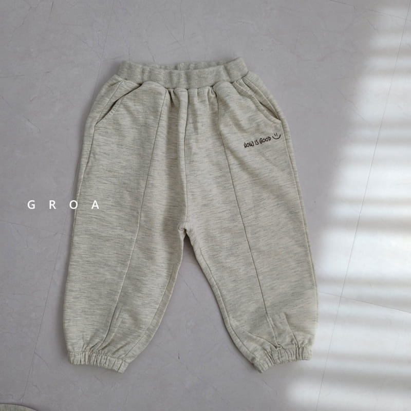 GROA - Korean Children Fashion - #Kfashion4kids - Slit Jogger Pants - 2