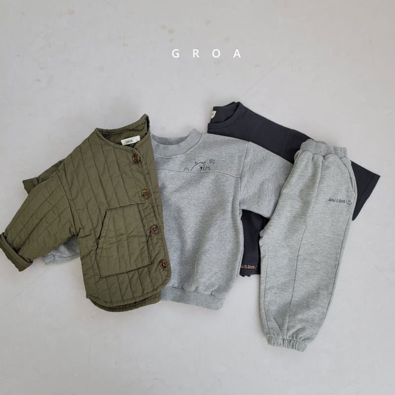GROA - Korean Children Fashion - #Kfashion4kids - Slit Jogger Pants - 8