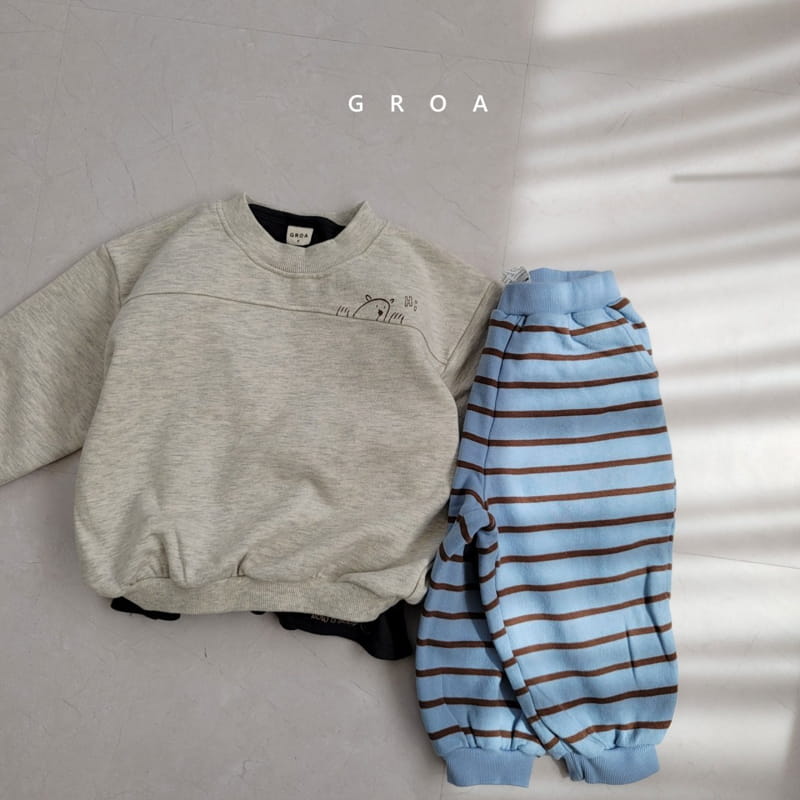 GROA - Korean Children Fashion - #Kfashion4kids - Stripe Jogger Pants - 3