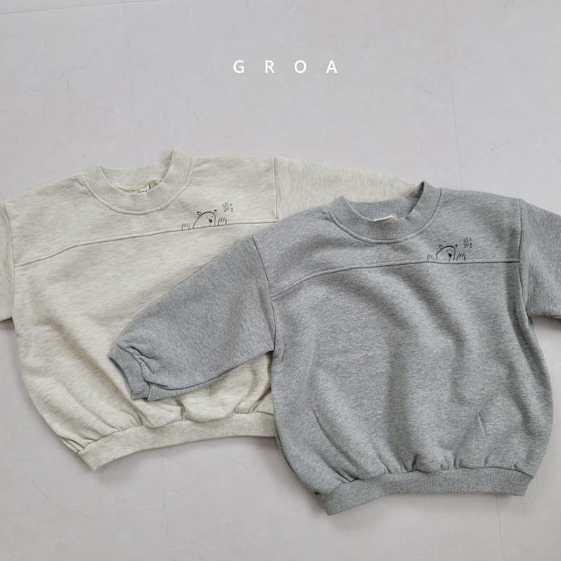 GROA - Korean Children Fashion - #Kfashion4kids - High Bear Sweatshirt