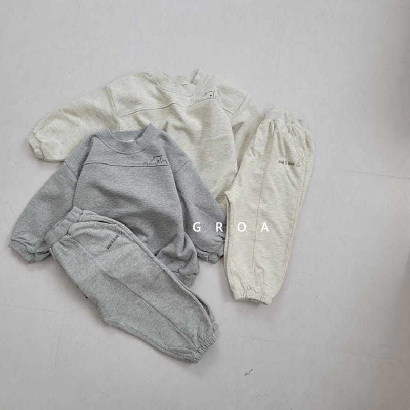 GROA - Korean Children Fashion - #Kfashion4kids - High Bear Sweatshirt - 10
