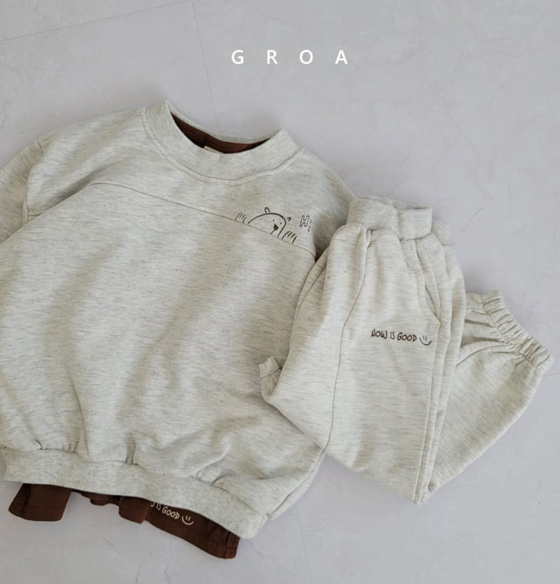 GROA - Korean Children Fashion - #Kfashion4kids - High Bear Sweatshirt - 12