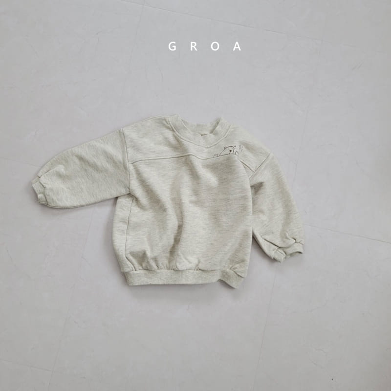 GROA - Korean Children Fashion - #Kfashion4kids - High Bear Sweatshirt - 3