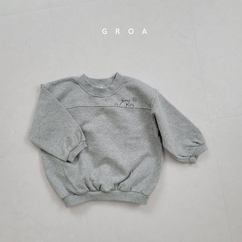 GROA - Korean Children Fashion - #Kfashion4kids - High Bear Sweatshirt - 4