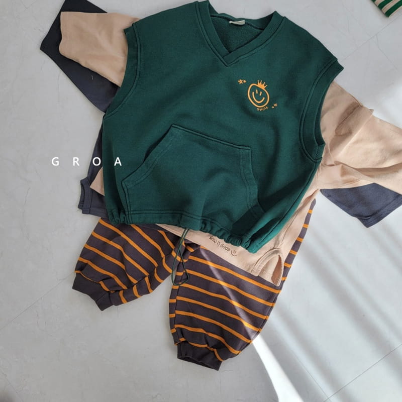 GROA - Korean Children Fashion - #Kfashion4kids - Smile Vest - 11