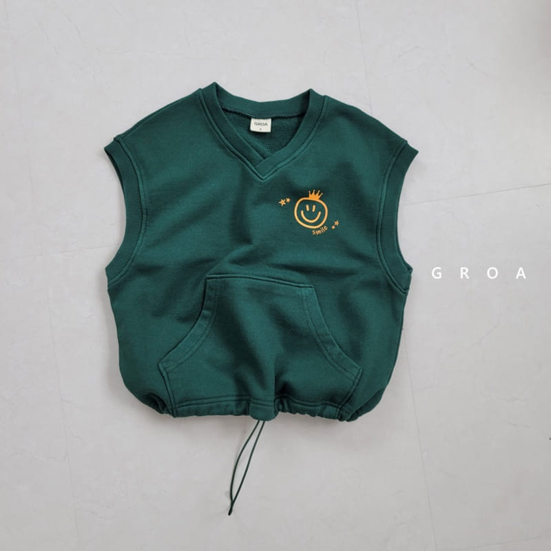 GROA - Korean Children Fashion - #Kfashion4kids - Smile Vest - 2
