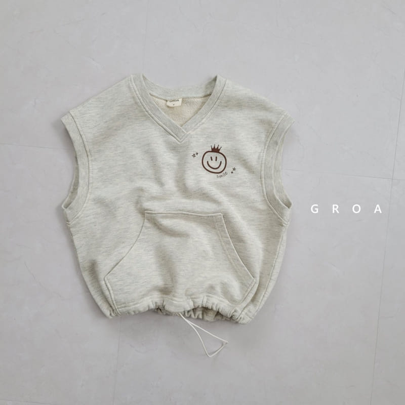 GROA - Korean Children Fashion - #Kfashion4kids - Smile Vest - 3