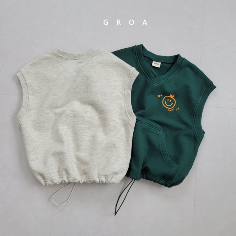 GROA - Korean Children Fashion - #Kfashion4kids - Smile Vest - 5