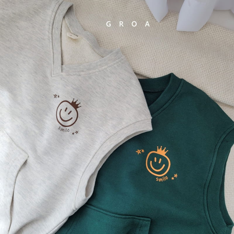 GROA - Korean Children Fashion - #Kfashion4kids - Smile Vest - 6
