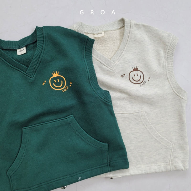 GROA - Korean Children Fashion - #Kfashion4kids - Smile Vest - 7