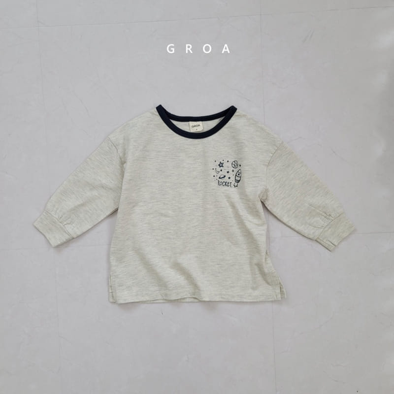 GROA - Korean Children Fashion - #Kfashion4kids - Rocket Tee - 4