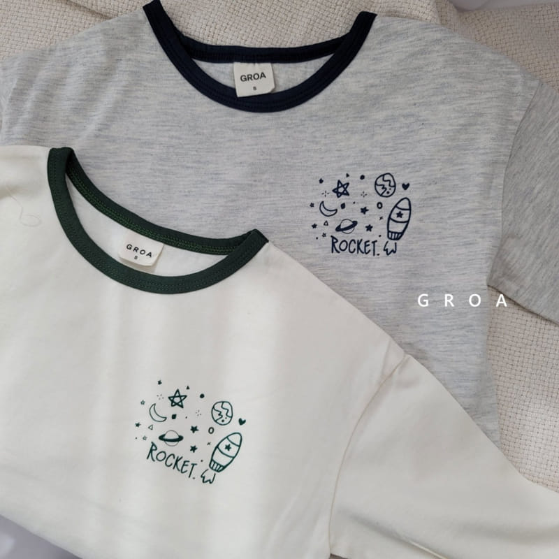 GROA - Korean Children Fashion - #Kfashion4kids - Rocket Tee - 5