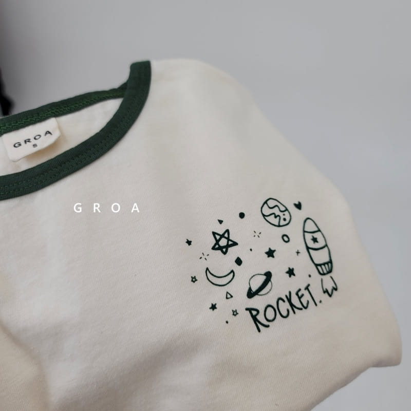 GROA - Korean Children Fashion - #Kfashion4kids - Rocket Tee - 7