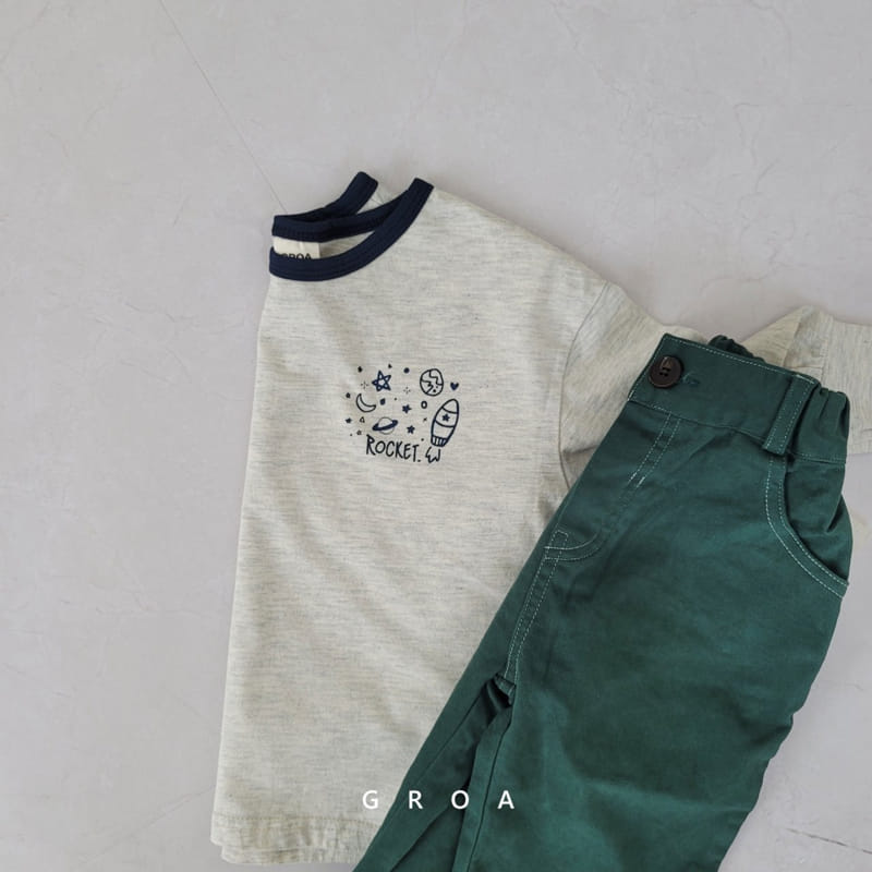 GROA - Korean Children Fashion - #Kfashion4kids - Rocket Tee - 8