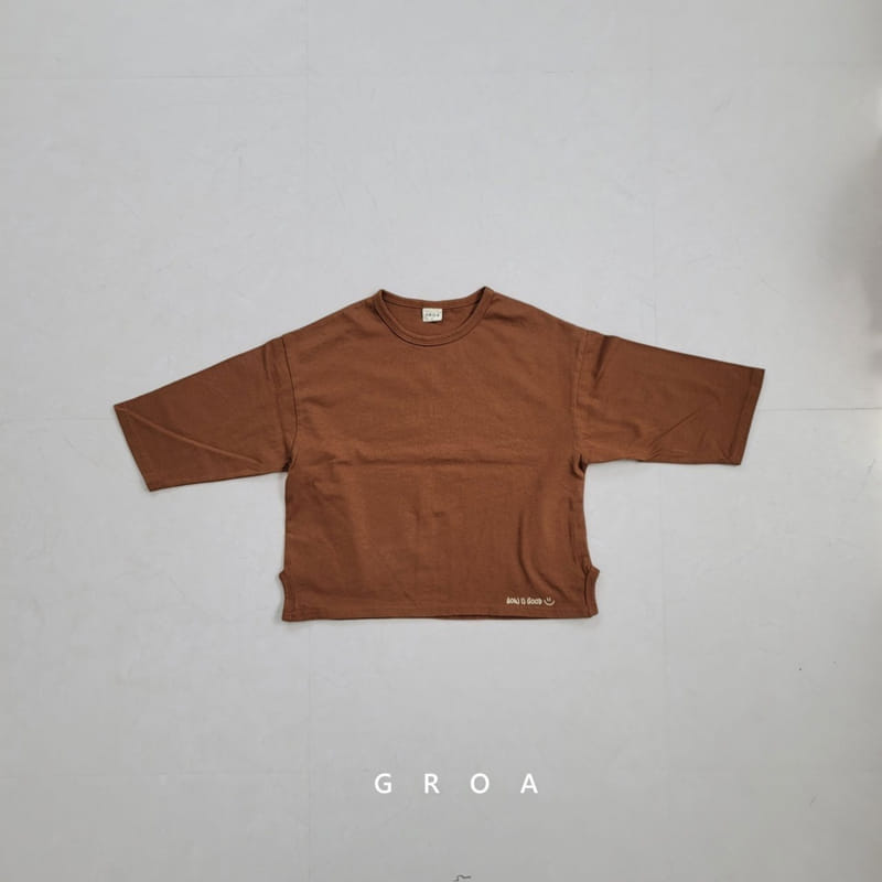 GROA - Korean Children Fashion - #Kfashion4kids - Good Slit Tee - 2